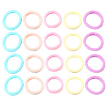 100Stk Candyfarbene Haarreifen L Größe Zufällige Farbe
