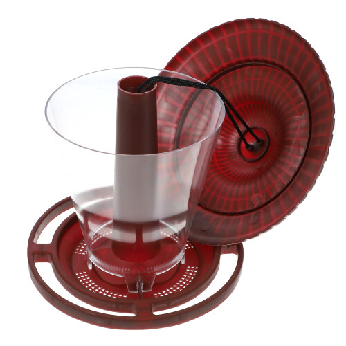 Wildvogelfutterer Braun PP 1 Stück Mit Retro-Transparentem Design