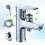 Kitchen Sink Faucet Durable Dual Temp With Sprayer Silver 10
