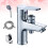 Kitchen Sink Faucet Durable Dual Temp With Sprayer Silver 11