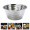 Silver Stainless Steel Multi-Function Bowl for Fruit and Vegetable 7