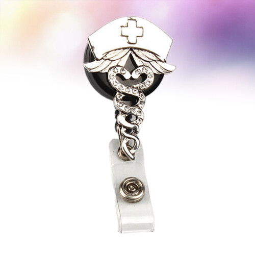Creative Student Id Clip Schildhalter Metall weiß 1