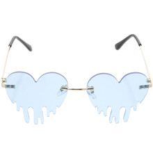 Herz Sonnenbrille Tropfendes Herz Form Für Frauen 90er Jahre