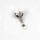 Creative Student Id Clip Schildhalter Metall weiß 4