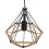 Wrought Iron Rope Deckenleuchte 110-220 V E27 Diamant 5