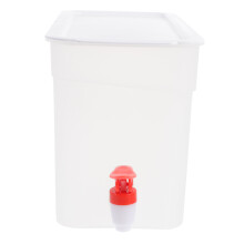 1St Kaltwasserflasche Mit Hahn Für Kühlschrank 3,5 L Weiß