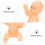 30Stk Baby-Statue Figürchen Geschenk Kunststoff 7