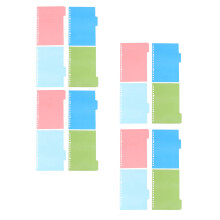 12 Sets Tab-Register Haushaltsindex Für Binder