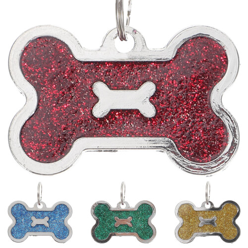 4St Decoratieve Id Tags Van Legering Met Gladde 1