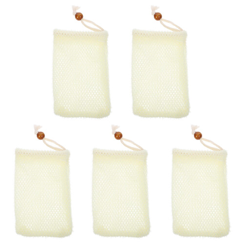 5Stk Peeling Mesh Beutel Netz Handgemacht