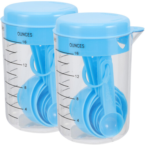 2 Sets Küchen-Messbecher Löffel Mit