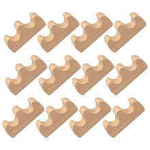 Pen Rest For Desk Calligraphy Brush Stand Khaki Wood 10pcs