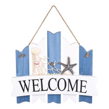 Welcome Hängeschild Holz Vintage Nautisch Für Café Restaurant