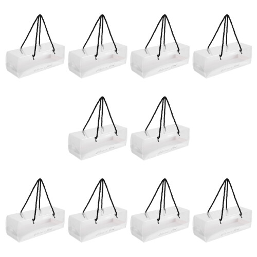 10Stück Kuchenverpackungsboxen Lebensmitteltragbare Verpackungsbox