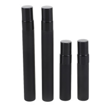 4Stk Bereifte Schwarze Glasparfümflasche Abnehmbar Für