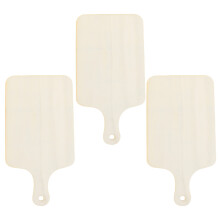 3Stk Mini Schneidebrett Servierplatte Holz DIY
