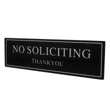 Acryl Schild Kein Hausierverkehr Für Tür Und Garten Lustiges Design