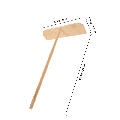 Crepe Batter Spreader Tool Pancake Spreader Bamboo 1pack 1
