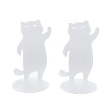 1 Paar Katzen Buchstütze Aus Für Zuhause