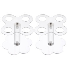 2Stk. Aufbewahrungsregal Für Eiscreme Und Dessert (Transparent)