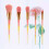5Stk Rosa Haar-Make-up- Set Kegelförmig Transparenter 6