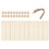 1 Set 97 Teile Holz Lesezeichen Hanfseil Selbermachen 3