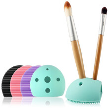 Reinigungs-Ei Für Make-up- , Silikon Waschbürste, 2