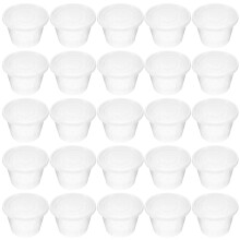 50Stück To-Go-Schüssel Mit Deckel Verschließbar Für Desserts