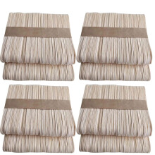 400 Naturfarbene Holz Bastelstäbchen Für Diy Und Eiscreme