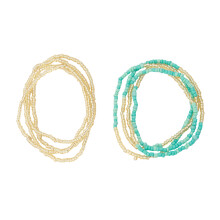 Bikinikette Strandkette Taillenkette Mit Taubenperlen Doppelkette