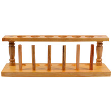 Holz Reagenzglasgestell Labor Reagenzglashalter Nützlicher Organizer