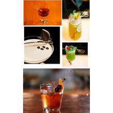 50 15 Cm Cocktailspieße Scherenförmige Obstspieße Rot