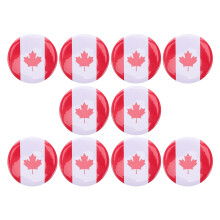 10Stück Canada Day Ahornblatt Anstecknadel Mini Brosche Für Kleidung
