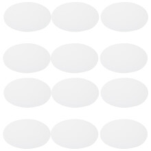 12Stk Transparente Acrylplatten Runde Bastelkreise