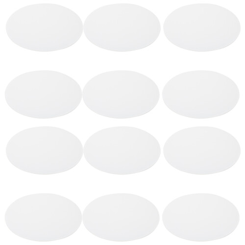 12Stk Transparente Acrylplatten Runde Bastelkreise