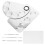 3 Sets Kosmetik Make-up-Paletten Mischspatel Silber 9