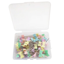 100Stk Knopfkopf Flache Fliege Für Diy Näharbeiten Basteln