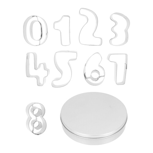 1 Set Nummernförmige Ausstechformen Für Aus 2