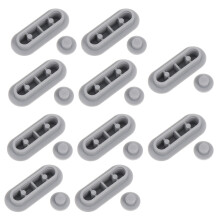Einfache Toilettensitz Dämpfer Dichtung Deckelzubehör Set