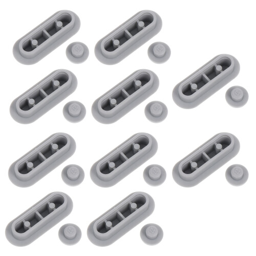Einfache Toilettensitz Dämpfer Dichtung Deckelzubehör Set