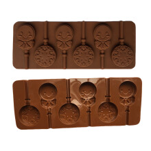 6Er-Pack Cartoon Hartbonbon Silikon Lutscher