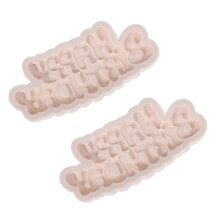 2Stk Silikon Fondant Form Für Und Süßigkeiten