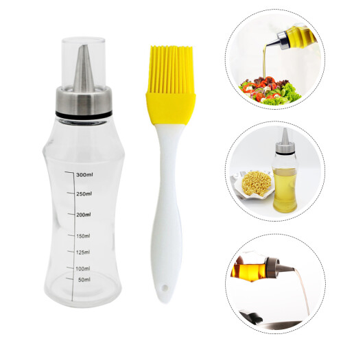 1 Set Ölspender Olivenölflasche Essigspender Flasche 2