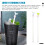 2Stk Swizzle Sticks Langstiel Rührstäbchen 11