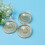 50Pcs Golden Cake Boxes Round Plastic Food Grade Gift Packaging 9