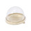 50Pcs Golden Cake Boxes Round Plastic Food Grade Gift Packaging 11