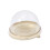 50Pcs Golden Cake Boxes Round Plastic Food Grade Gift Packaging 8