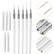 5Stk Dünnpinsel Für Nageldesign Maniküre Werkzeug