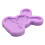 2Stk Schokoladenformen Selbermachen Violett 1