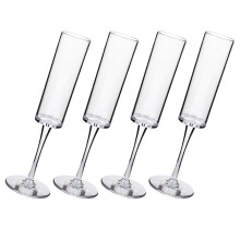4Stk. Champagnerkelche 165Ml Transparent Für Hochzeit Party